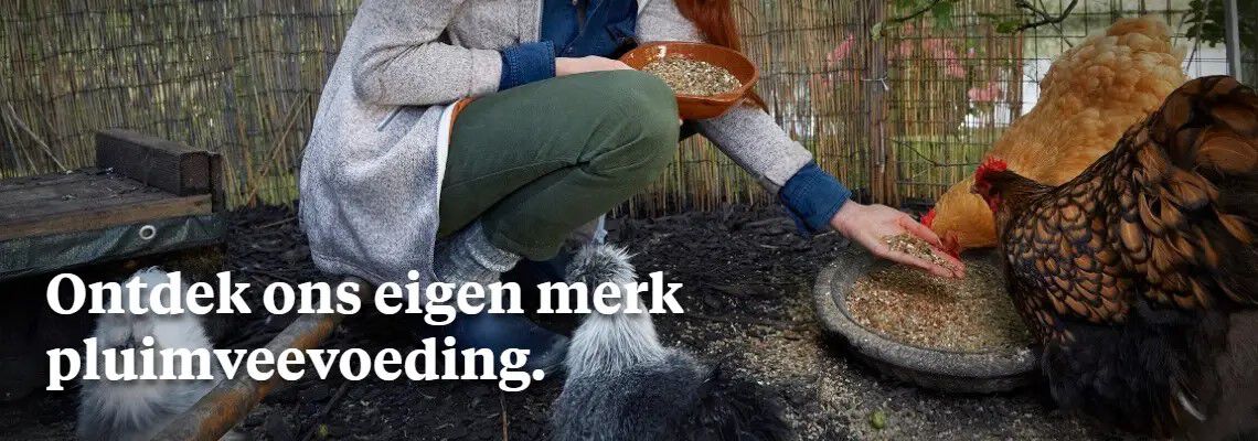 Ons eigen merk pluimveevoeding. 